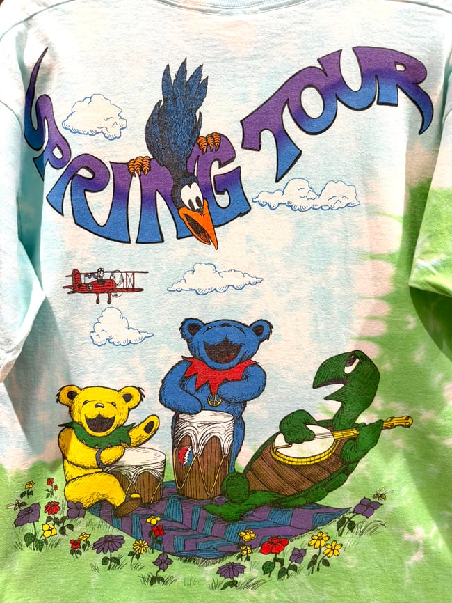 Grateful Dead 1992 Spring Tour T-Shirt - Size L