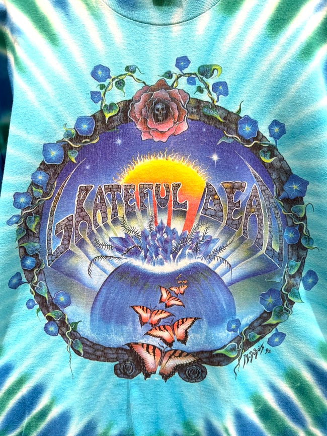 Grateful Dead 1992 Spring Tour T-Shirt (FOTL Tag) - Size XL