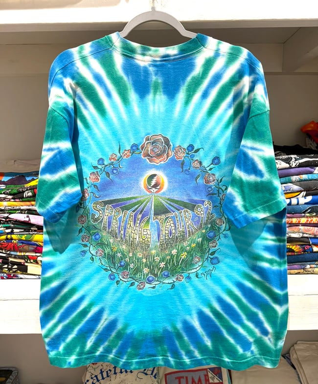 Grateful Dead 1992 Spring Tour T-Shirt (FOTL Tag) - Size XL