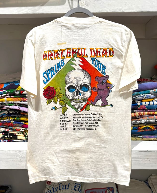 Grateful Dead 1987 Spring Tour T-Shirt (Unworn) - Size M