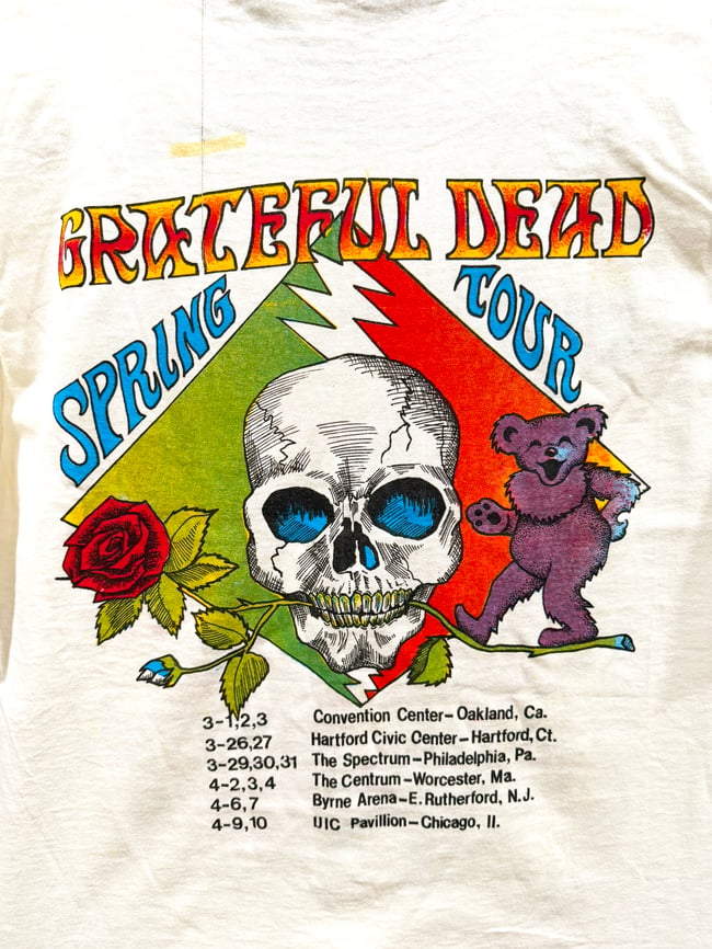 Grateful Dead 1987 Spring Tour T-Shirt (Unworn) - Size M