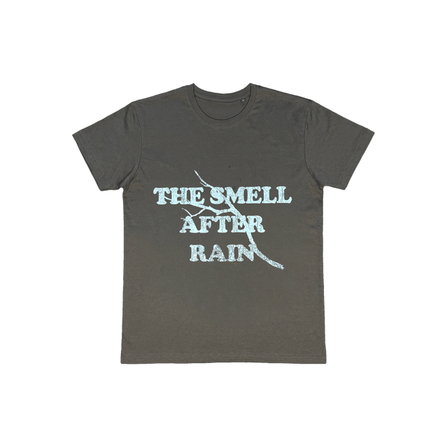 "THE SMELL AFTER RAIN" T-SHIRT BROWN