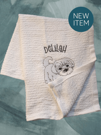 Image 1 of Cute embroidered kitchen towels