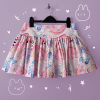 Image 1 of Fairy Cats Ruffled Mini Skirt (UK 6)