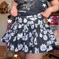 Image 1 of Rad Cat Ruffled Mini Skirt (Size UK10 and UK14)