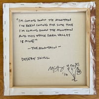 Image 2 of Desert Skull Painting W/The Mountain Lyrics