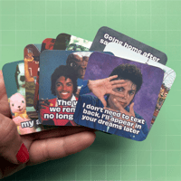 Image 2 of King of Pop Meme Sticker Bundle