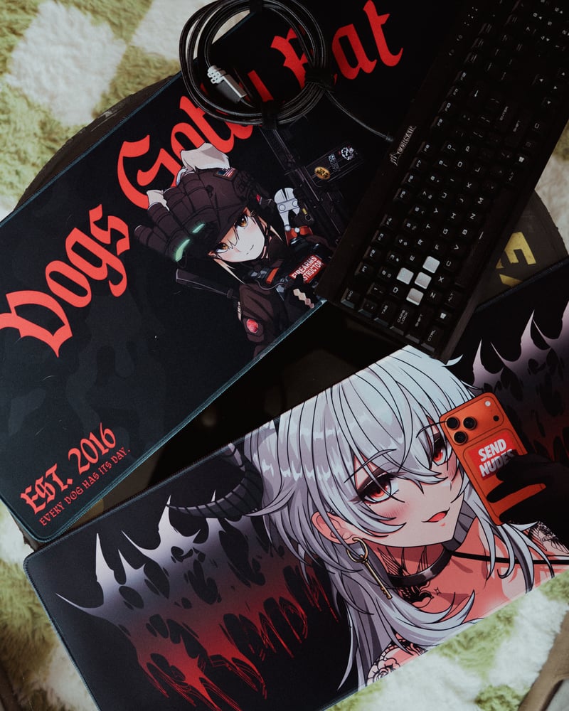 Image of Dogs Gotta Eat Mouse Pad