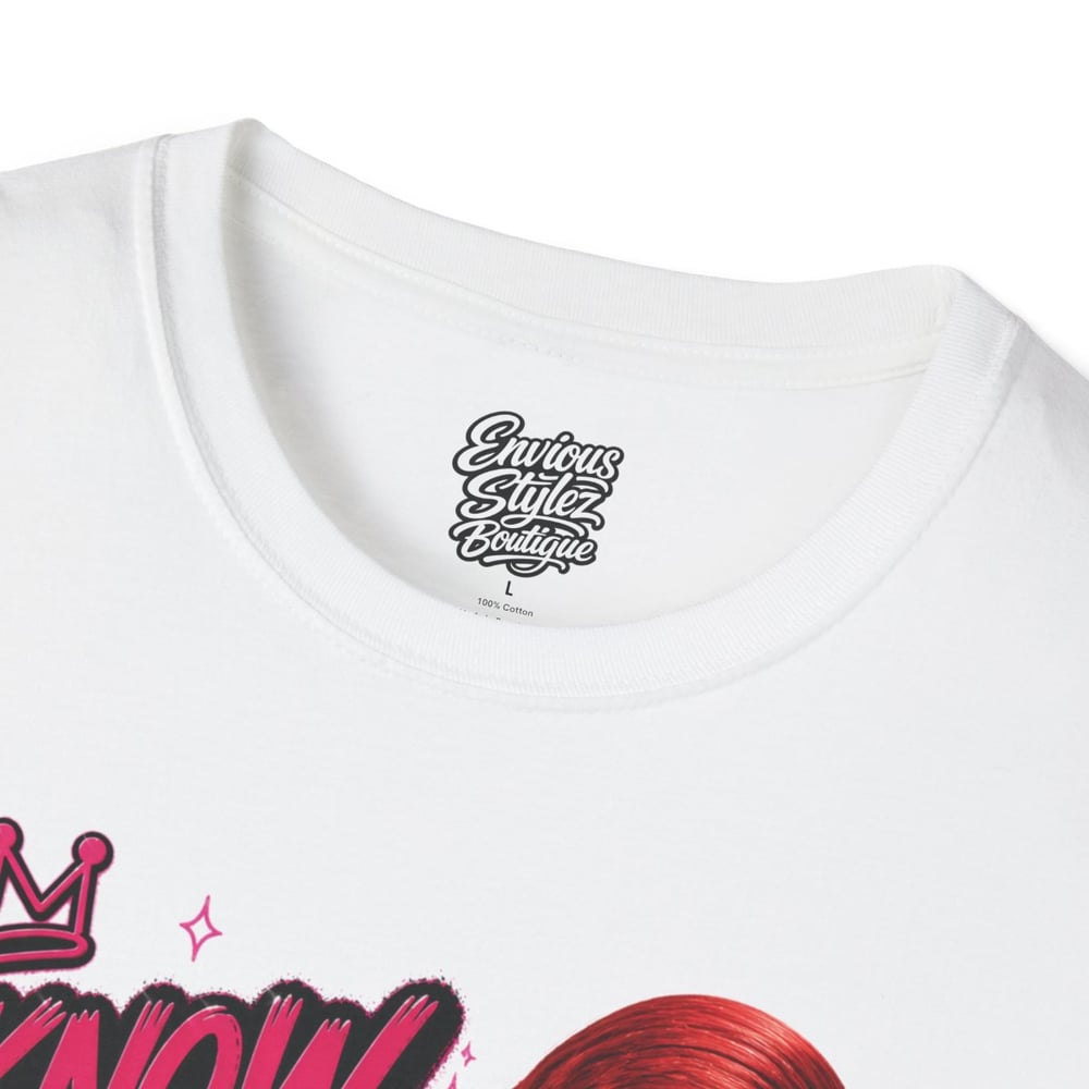 Image of Graphic T-Shirt “I Know You Lying” Girl Illustration Tee