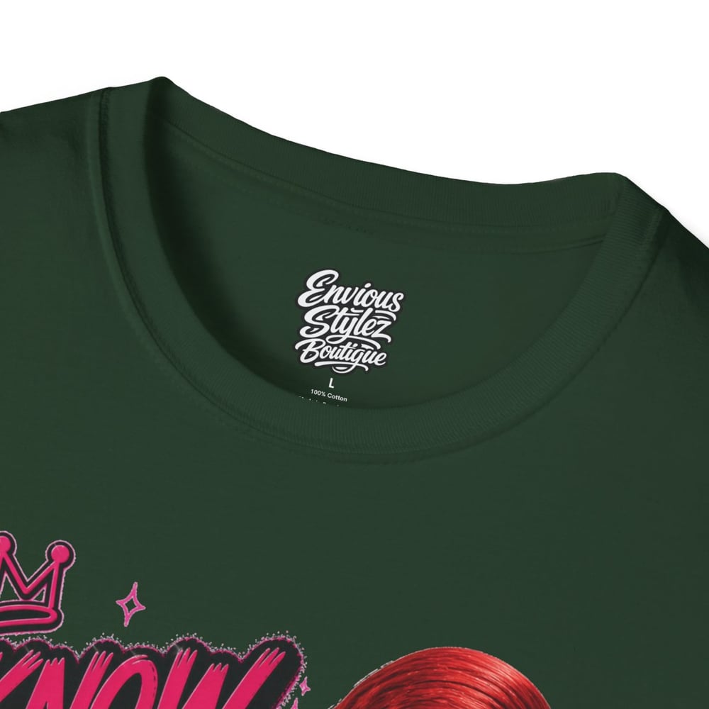 Image of Graphic T-Shirt “I Know You Lying” Girl Illustration Tee
