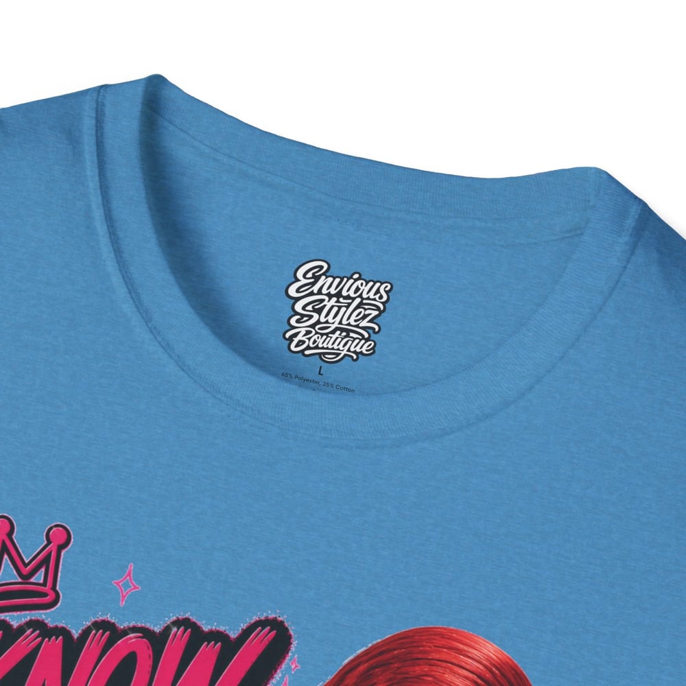 Image of Graphic T-Shirt “I Know You Lying” Girl Illustration Tee