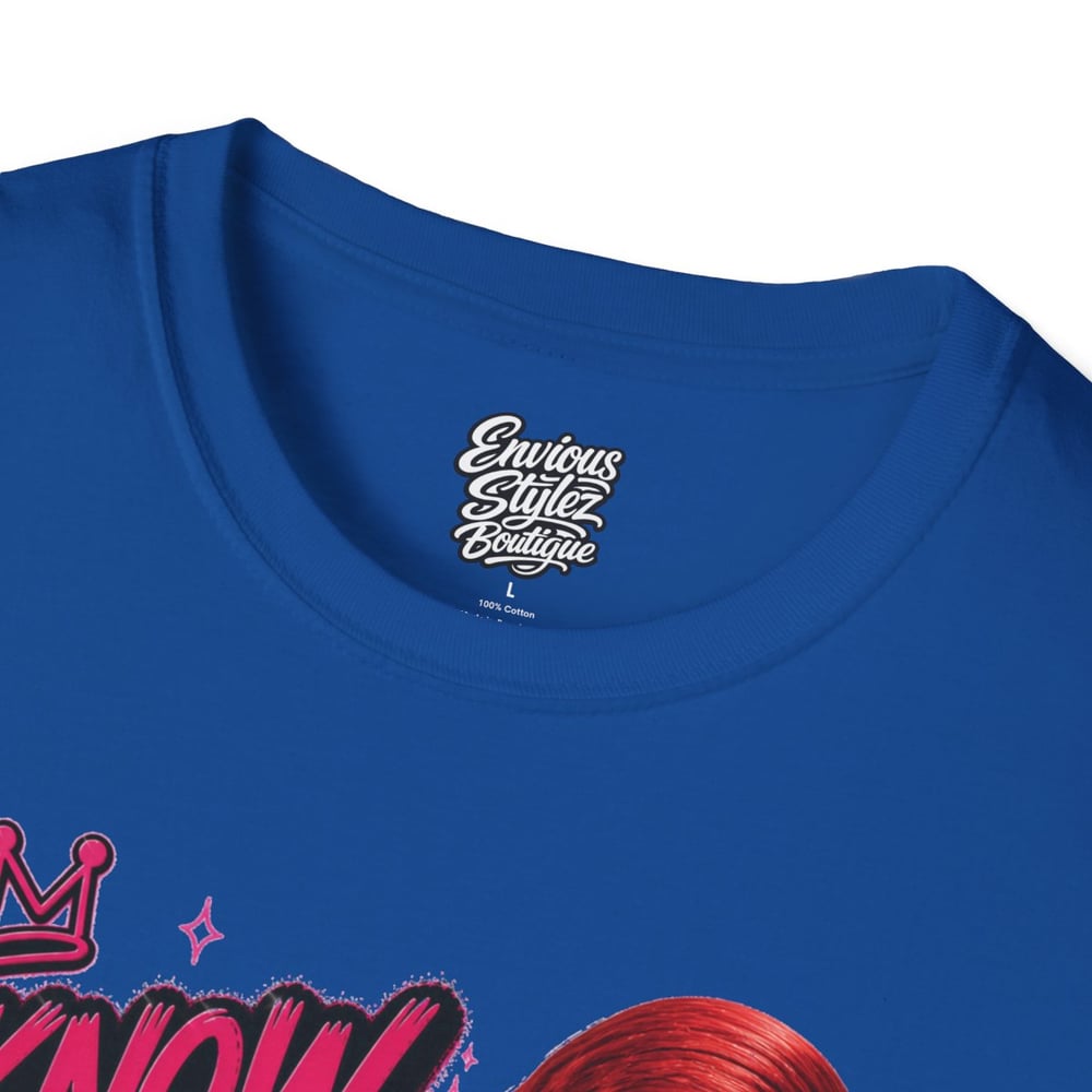 Image of Graphic T-Shirt “I Know You Lying” Girl Illustration Tee
