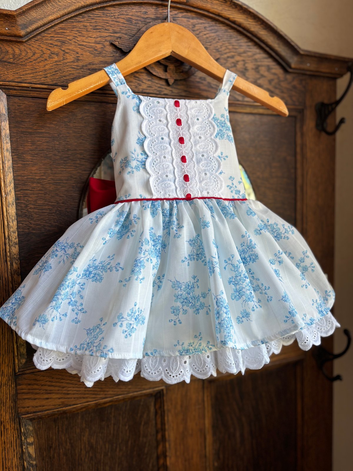Image of Red White and Baby Blues ooak size 2