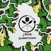 Image 2 of Alligator Shaka Sticker