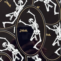 Image 1 of Dancing Skeleton Shaka Sticker