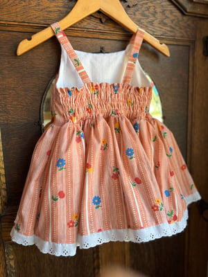 Image of Ooak Vintage Cherries Sundress size 3