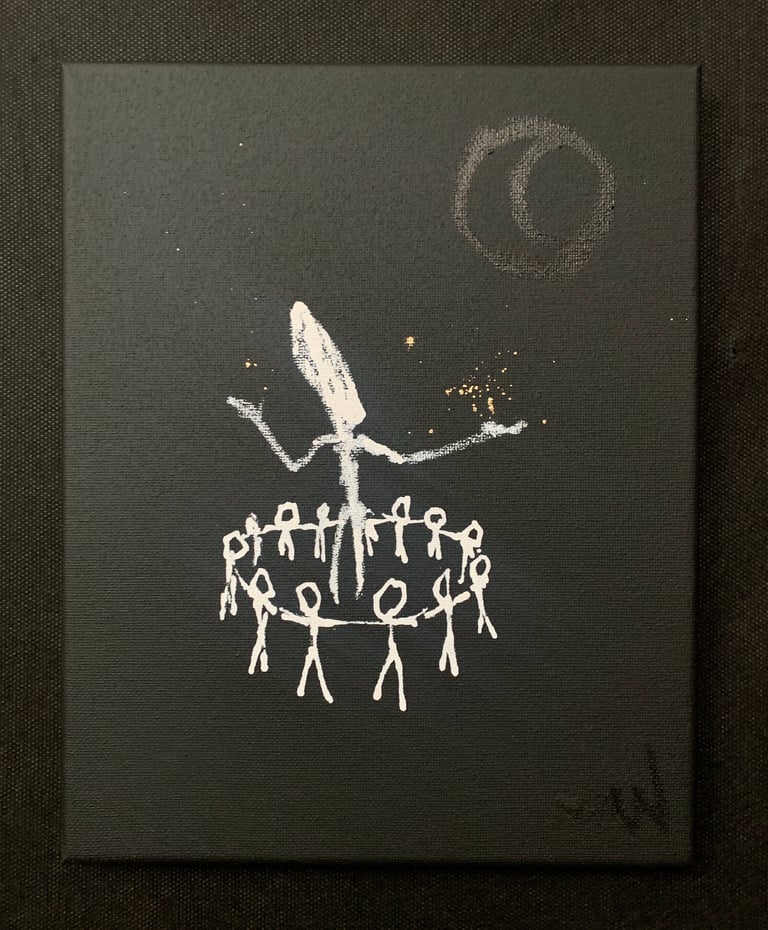 th Revelator (original painting) ON CANVAS