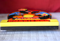 Image 8 of Pokémon Charizard 11 ¼ Inches x 16 Inches Hand Crafted 3D Wooden Diorama Hanging Wall Artwork 