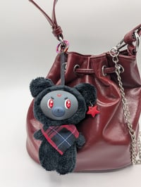 Image 2 of Moonie the Black Bear bag charm
