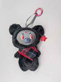 Image 4 of Moonie the Black Bear bag charm