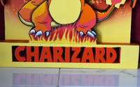 Image 12 of Pokémon Charizard 11 ¼ Inches x 16 Inches Hand Crafted 3D Wooden Diorama Hanging Wall Artwork 