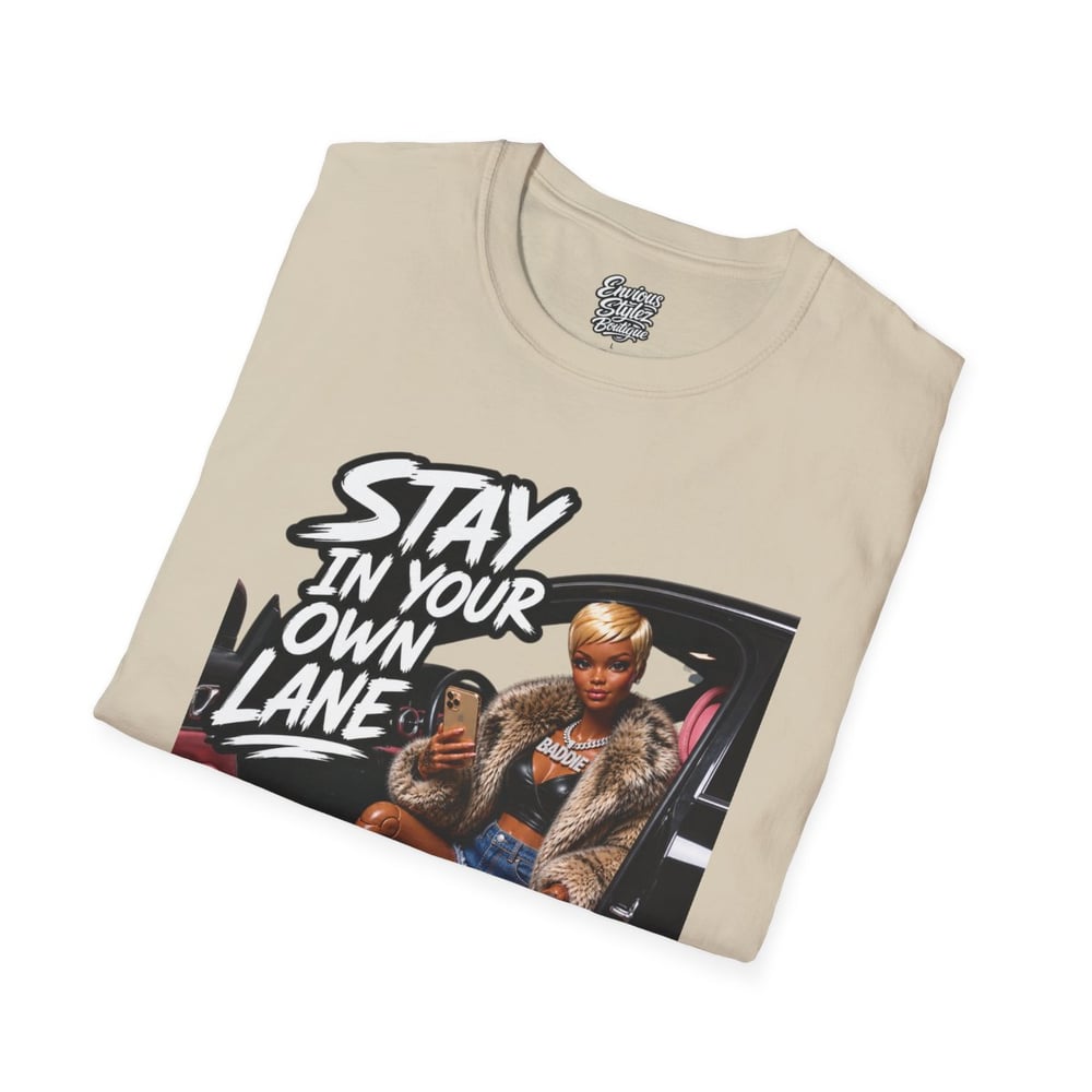 Image of Stay In Your Own Lane T-Shirt — Vintage Glam Graphic Tee