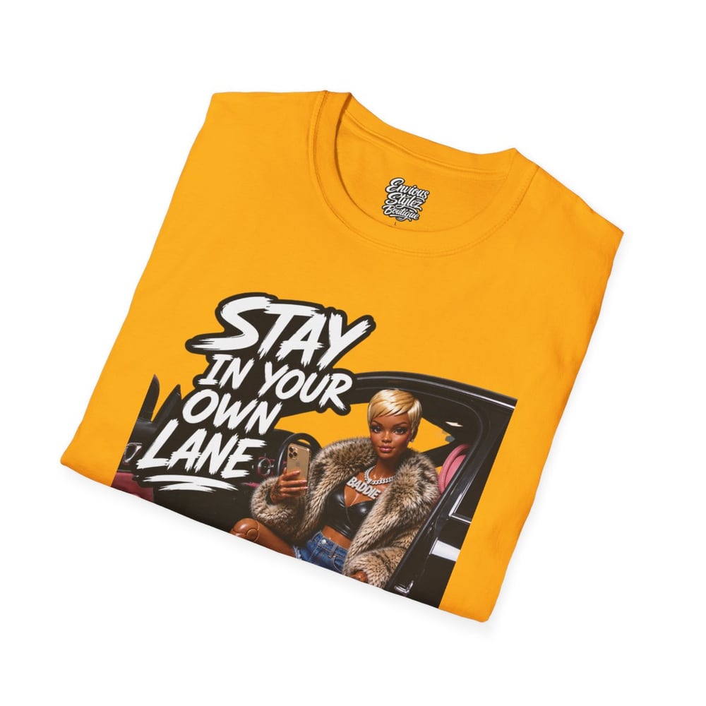 Image of Stay In Your Own Lane T-Shirt — Vintage Glam Graphic Tee
