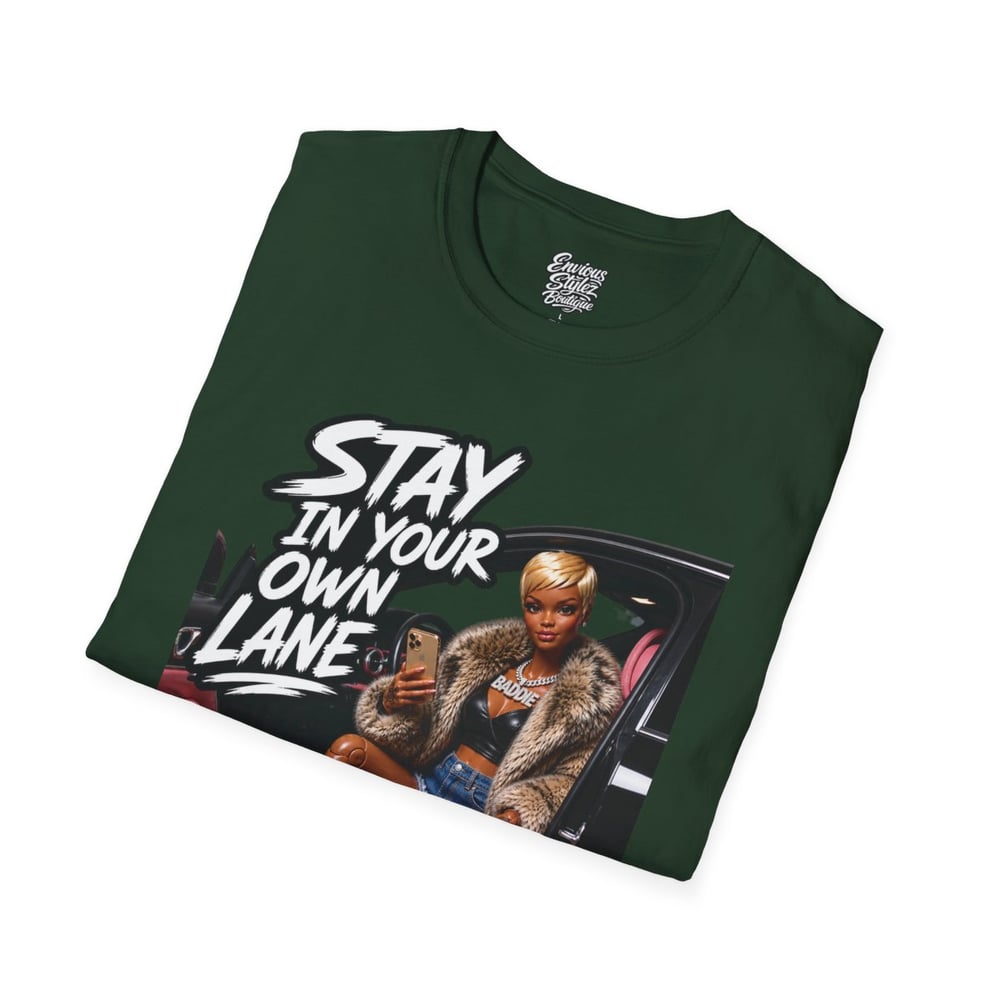 Image of Stay In Your Own Lane T-Shirt — Vintage Glam Graphic Tee