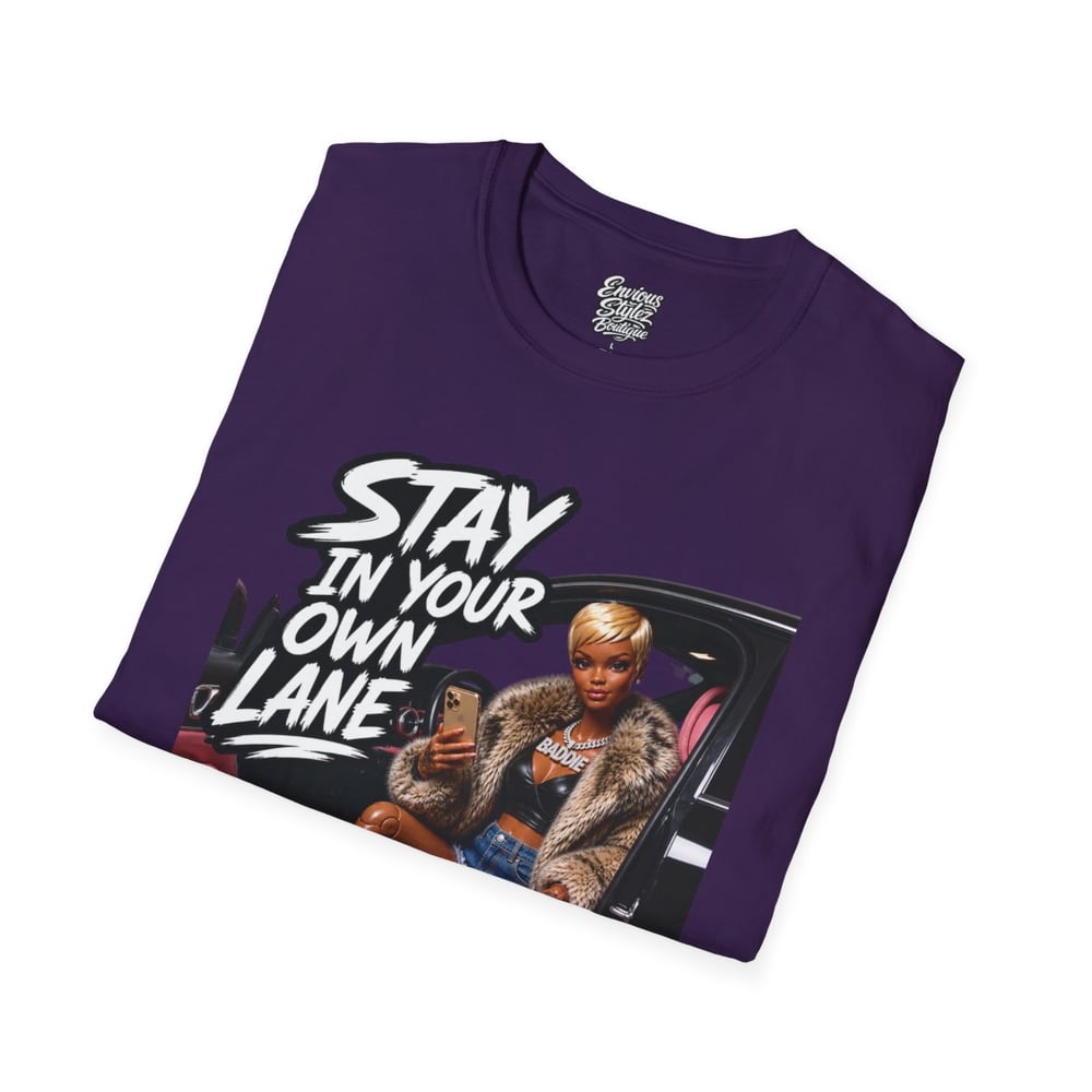 Image of Stay In Your Own Lane T-Shirt — Vintage Glam Graphic Tee