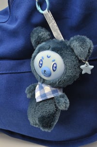 Image 4 of Moonie the Blue Bear bag charm