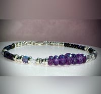 Image 1 of Alexandrite  Sterling Silver Spinel Bracelet 