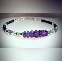 Image 3 of Alexandrite  Sterling Silver Spinel Bracelet 