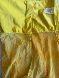 Image 4 of Vintage Y2K yellow handkerchief hem ruched bust sparkly fairy cami