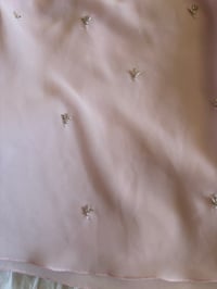 Image 4 of Vintage Y2K baby pink beaded long sleeve baby doll style top 