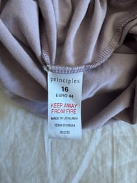 Image 4 of Vintage Y2K silk trim tie up dusty mauve cami 