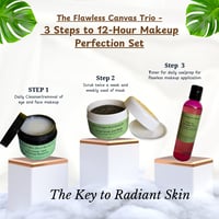 Flawless Canvas 3 Step  Makeup Remover Cleanser Regimen