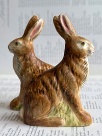Image 2 of Chalkware Rabbit Pair (Pre-order | 3 options)
