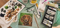 Image 4 of Custom Pet Portrait Acrylic Painting