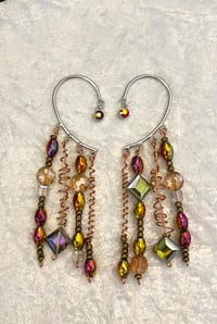 Image 1 of Bronz Lady - Chandelier Ear Cuffs 
