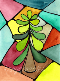 "Abstract Tree" Print