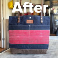 Image 5 of Navy and  Red Classic Burn Bag