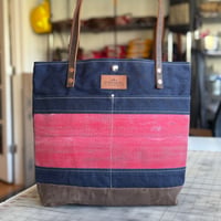 Image 1 of Navy and  Red Classic Burn Bag