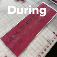 Image 4 of Navy and  Red Classic Burn Bag