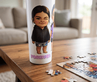 Image 1 of Custom 20oz Hybrid Straight Tumbler – Personalized Animated or Photo Print