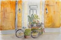 "Flower Cart" Print