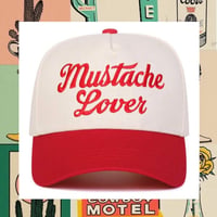Image 1 of  Mustache Lover- Red