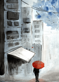 "City Rain" Print
