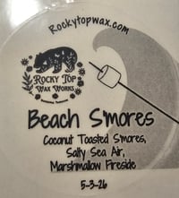 Beach S'mores -a Rocky Top Wax Works exclusive custom houseblend fragrance 