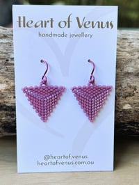 Delica Earrings - Pink Orchid
