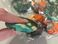 Image 2 of Sleeping Raptor Plush Buttons